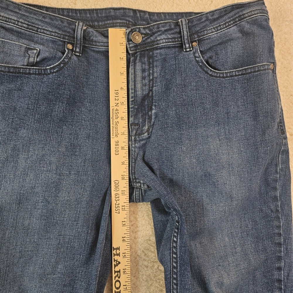 Buffalo David Bitton Jackson-X Straight Stretch Jeans Men 38x30 Medium Wash Blue - Picture 7 of 16